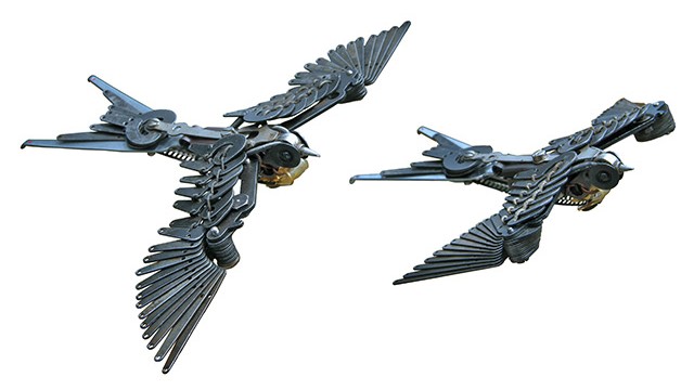 Art :: 'New Typewriter Part Birds' by Jeremy Mayer